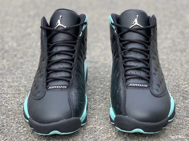 Cheap 414571-030 Black Jordan Island 13 Air Green Retro 0712